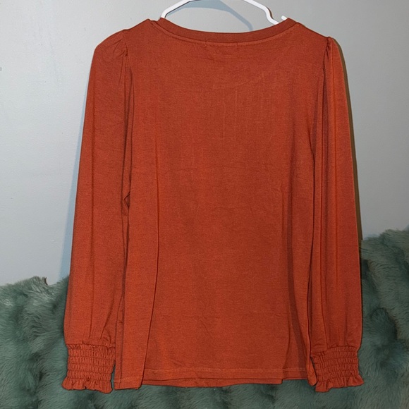 Women's Rust Top Small - Picture 3 of 6